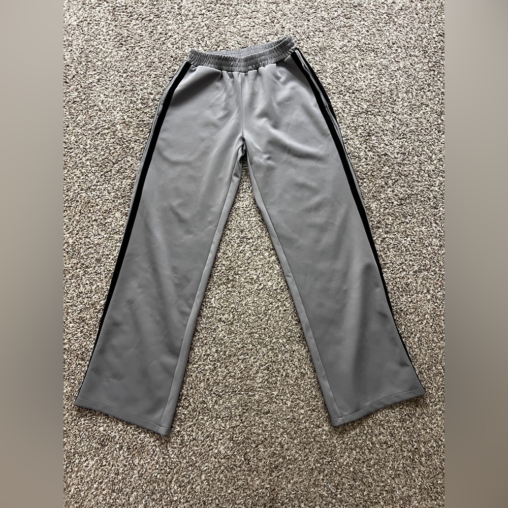 Edikted Gray and Black Joggers